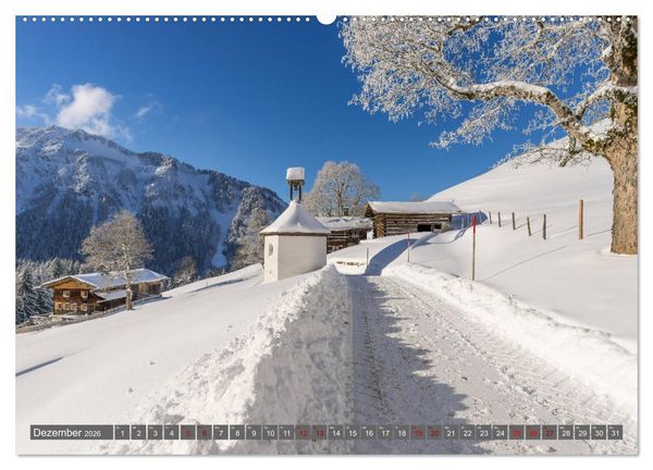 Produktbild: Sch&ouml;ne Wanderungen um Oberstdorf (Wandkalender 2026 DIN A2 quer), CALVENDO Monatskalender