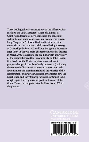 Produktbild: Lady Margaret Beaufort and her Professors of Divinity at Cambridge