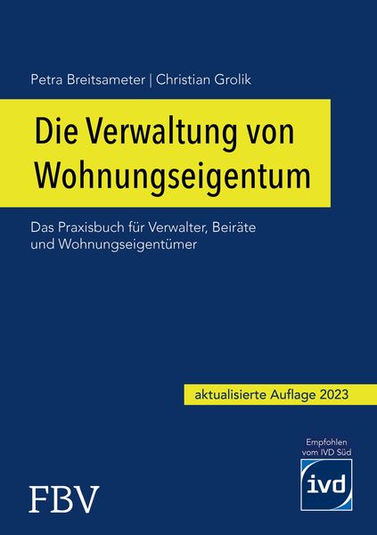 Produktbild: Die Verwaltung von Wohnungseigentum