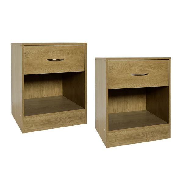 HTI-Living Nachttisch 2er Set Thekla 4050 Baumscheibe Nachttisch 2er Set Thekla 4050 Baumscheibe