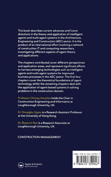 Produktbild: Agents and Multi-Agent Systems in Construction
