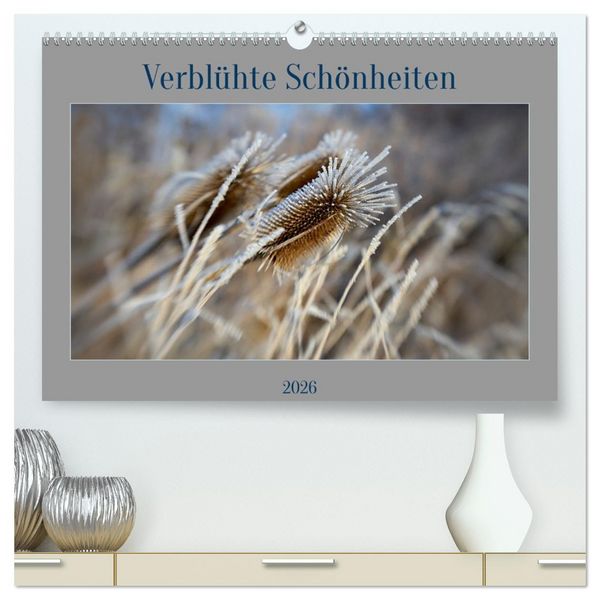 Verblühte Schönheiten (hochwertiger Premium Wandkalender 2026 DIN A2 quer), Kunstdruck in Hochglanz