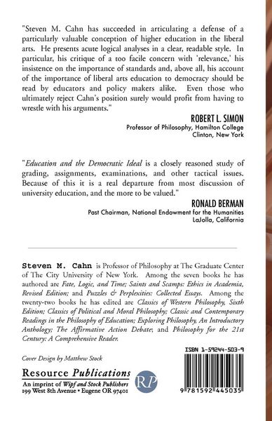 Produktbild: Education and the Democratic Ideal