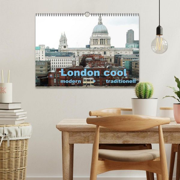 Produktbild: London cool - modern + traditionell (Wandkalender 2026 DIN A3 quer), CALVENDO Monatskalender