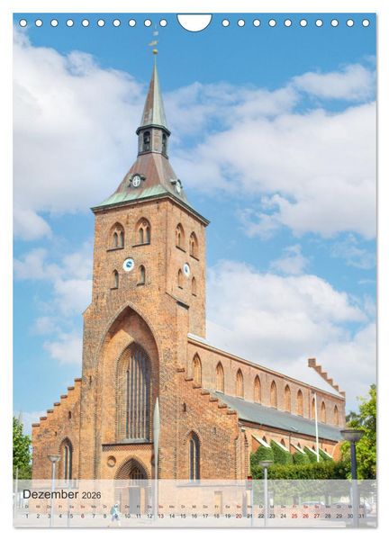 Produktbild: D&auml;nemark - Historisches F&uuml;nen (Wandkalender 2026 DIN A4 hoch), CALVENDO Monatskalender