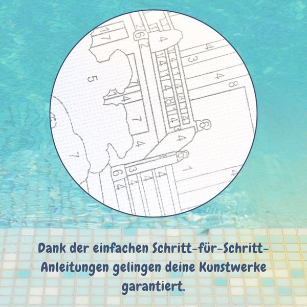 Produktbild: Die wunderbare Kreativbox Malen nach Zahlen - Urlaubstr&auml;ume