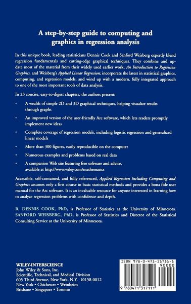 Produktbild: Applied Regression Computing Graphics