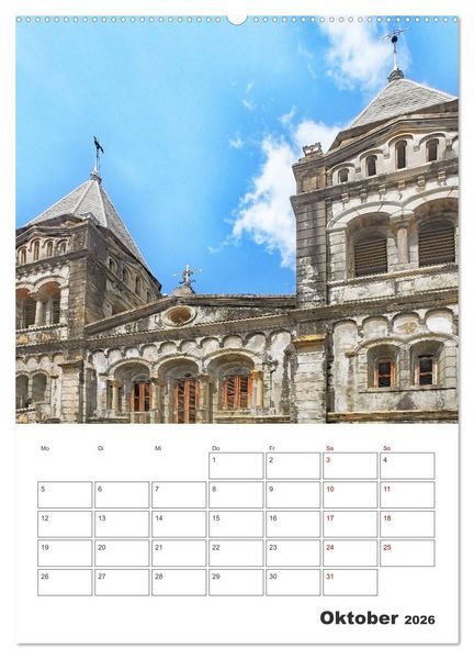 Produktbild: Sansibar - K&uuml;stenstadt mit Charme (hochwertiger Premium Wandkalender 2026 DIN A2 hoch), Kunstdruck in Hochglanz