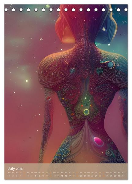 Produktbild: Future Fashion Unveiled (Desk Calendar 2026 DIN A5 portrait), CALVENDO 12 Month DeskCalendar