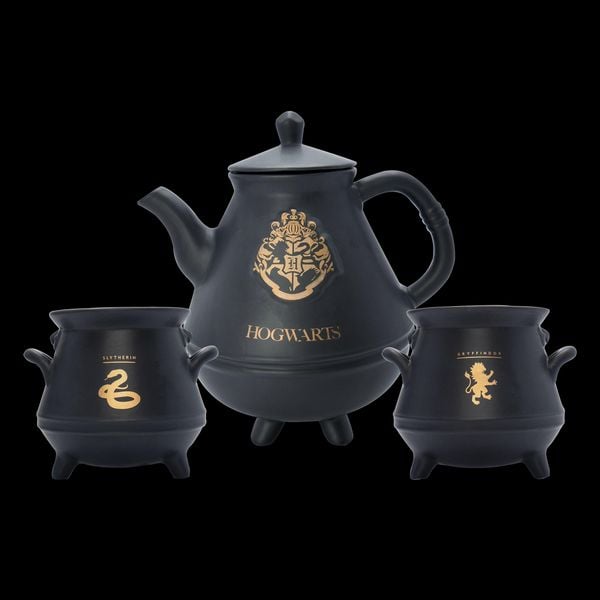 Produktbild: Harry Potter Teekanne mit Hogwarts-Kessel-Set