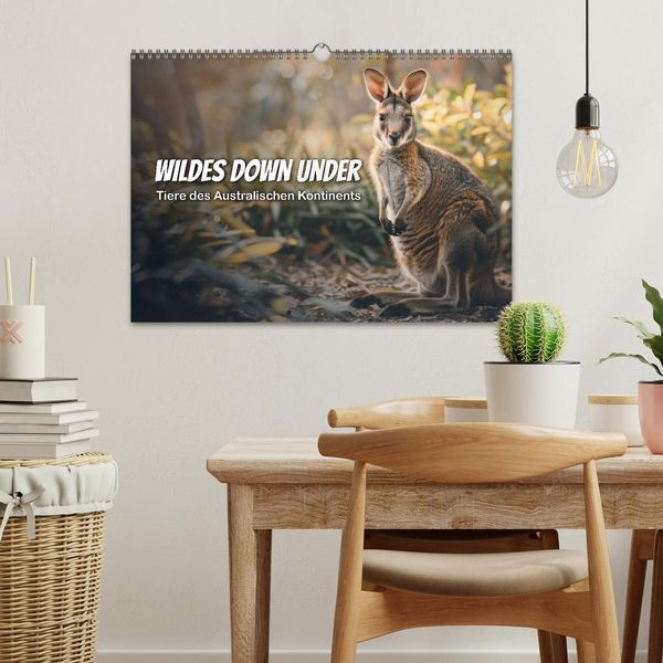 Produktbild: Wildes Down Under: Tiere des Australischen Kontinents (Wandkalender 2026 DIN A3 quer), CALVENDO Monatskalender