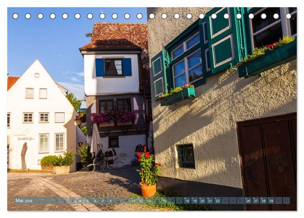 Produktbild: Die Fischerstadt - Ein mittelalterliches Stadtviertel in Ulm (Tischkalender 2026 DIN A5 quer), CALVENDO Monatskalender