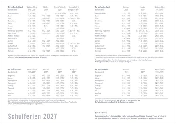 Produktbild: times&more Gr&uuml;n Kalenderbuch 2027