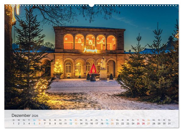 Produktbild: Bad Kissingen - Welterbe-Kurstadt (hochwertiger Premium Wandkalender 2026 DIN A2 quer), Kunstdruck in Hochglanz