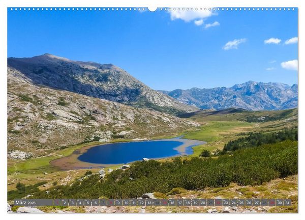 Produktbild: Weitwandern auf Korsika GR 20 (Wandkalender 2026 DIN A2 quer), CALVENDO Monatskalender