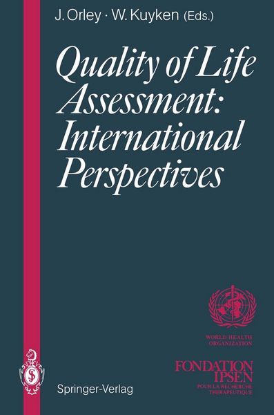 Produktbild: Quality of Life Assessment: International Perspectives