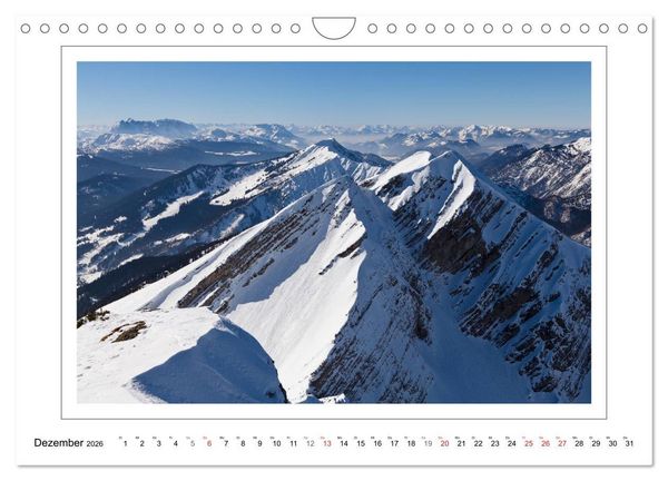 Produktbild: Unterwegs in den Chiemgauer Alpen (Wandkalender 2026 DIN A4 quer), CALVENDO Monatskalender
