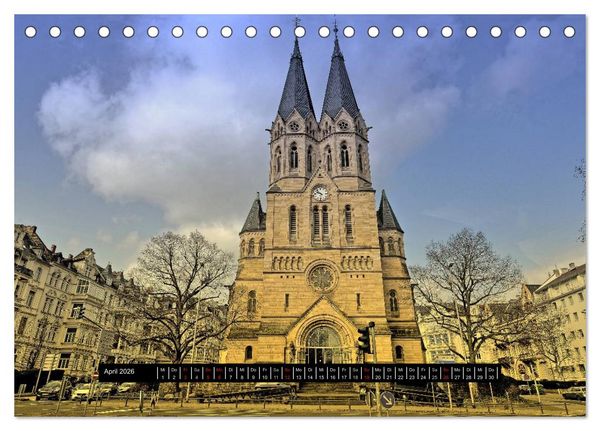 Produktbild: Wiesbaden Aquis Mattiacis (Tischkalender 2026 DIN A5 quer), CALVENDO Monatskalender