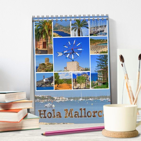 Produktbild: Hola Mallorca (Tischkalender 2026 DIN A5 hoch), CALVENDO Monatskalender