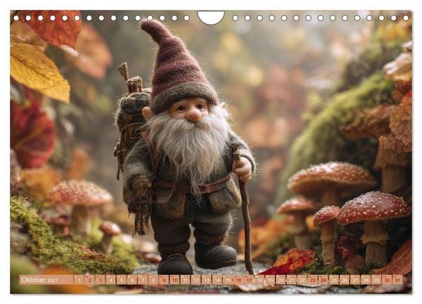 Produktbild: Wichtelgl&uuml;ck zwischen Wald und Wiese (Wandkalender 2027 DIN A4 quer), CALVENDO Monatskalender