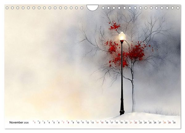 Produktbild: Wintertr&auml;ume &ndash; Zauberhafte Landschaften (Wandkalender 2026 DIN A4 quer), CALVENDO Monatskalender