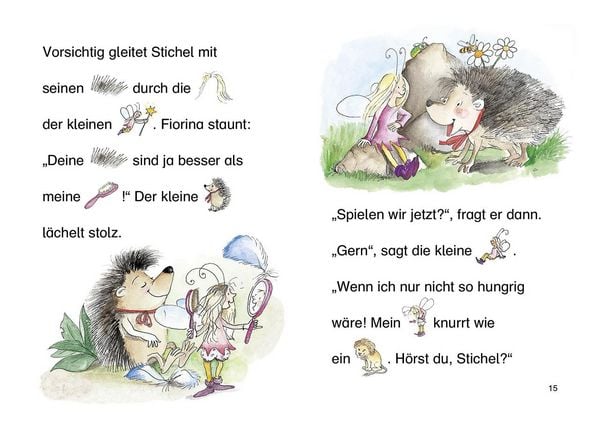 Produktbild: Lesenlernen in 3 Schritten - Die sch&ouml;nsten Geschichten von Feen, Einh&ouml;rnern und Meerm&auml;dchen