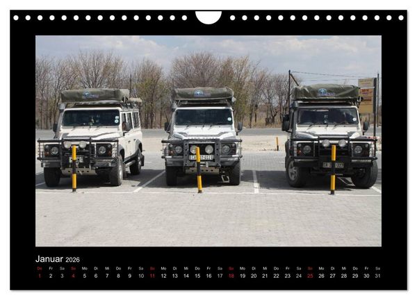 Produktbild: Land Rover Defender - Unterwegs in Afrika (Wandkalender 2026 DIN A4 quer), CALVENDO Monatskalender