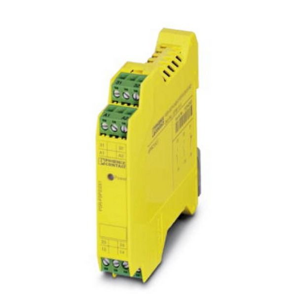 Produktbild: Sicherheitsrelais PSR-SPP- 24DC/FSP2/2X1/1X2 Phoenix Contact Betriebsspannung: 24 V/DC 2 Schlie&szlig;er (B x H x T) 17.5 x 112 x 114.5 mm 1 St.