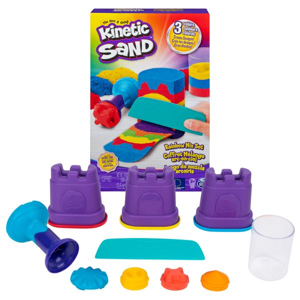 Kinetic Sand Regenbogen Mix Set