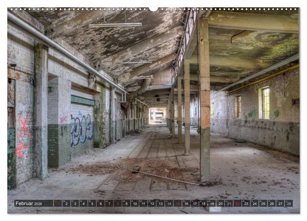 Produktbild: Lost Places in Deutschland 2026 (hochwertiger Premium Wandkalender 2026 DIN A2 quer), Kunstdruck in Hochglanz
