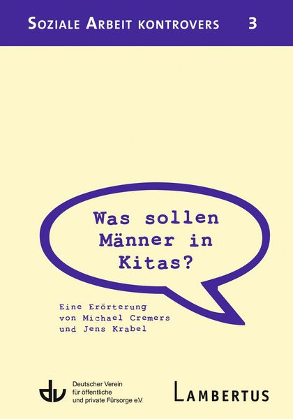 Produktbild: Was sollen M&auml;nner in Kitas?