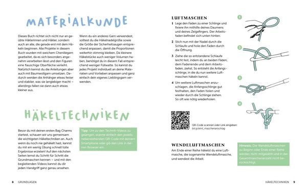 Produktbild: Make it yours! Supers&uuml;&szlig;e Bag Charms h&auml;keln mit @therapyonmyhook