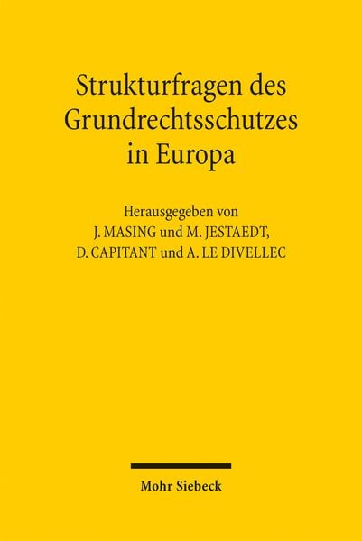 Produktbild: Strukturfragen des Grundrechtsschutzes in Europa