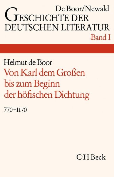 Produktbild: Die deutsche Literatur von Karl dem Gro&szlig;en bis zum Beginn der h&ouml;fischen Dichtung