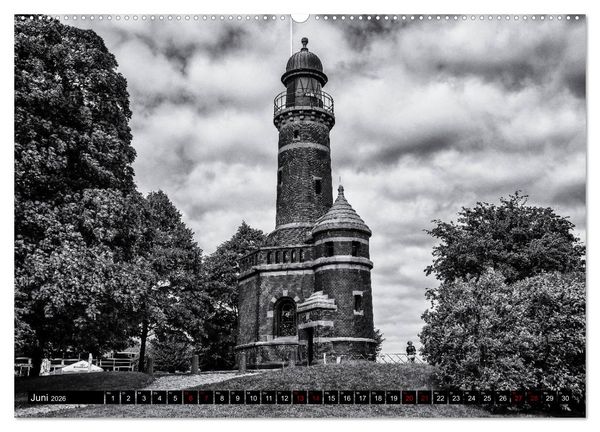 Produktbild: Ein Blick auf Kiel (Wandkalender 2026 DIN A2 quer), CALVENDO Monatskalender