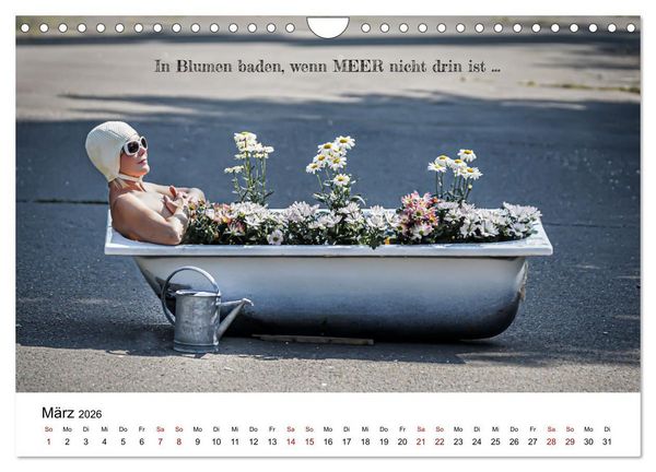 Produktbild: RAUSGEPUTZT UND GLATTGESPIEGELT (Wandkalender 2026 DIN A4 quer), CALVENDO Monatskalender
