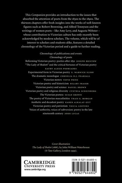 Produktbild: The Cambridge Companion to Victorian Poetry