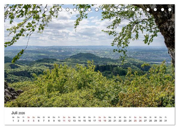 Produktbild: H&ouml;hepunkte des Siebengebirges (Tischkalender 2026 DIN A5 quer), CALVENDO Monatskalender