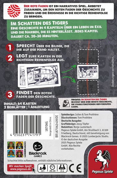Produktbild: Der Rote Faden &ndash; Im Schatten des Tigers