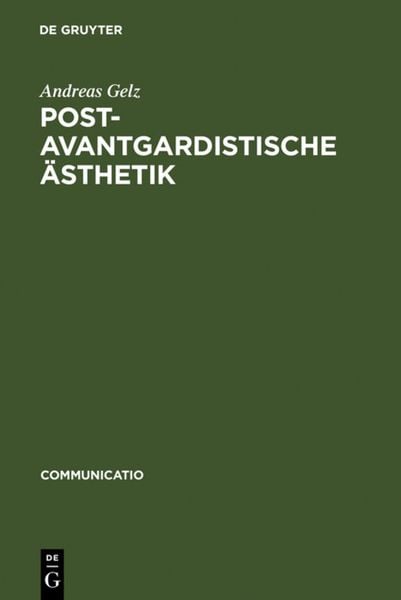 Produktbild: Postavantgardistische &Auml;sthetik