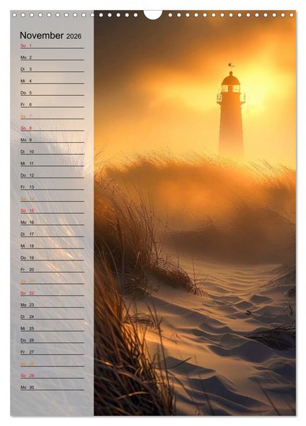 Produktbild: Maritim, Deutschlands K&uuml;sten (Wandkalender 2026 DIN A3 hoch), CALVENDO Monatskalender