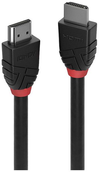 Produktbild: LINDY HDMI Anschlusskabel HDMI-A Stecker, HDMI-A Stecker 10.00 m Schwarz 36468 4K UHD HDMI-Kabel