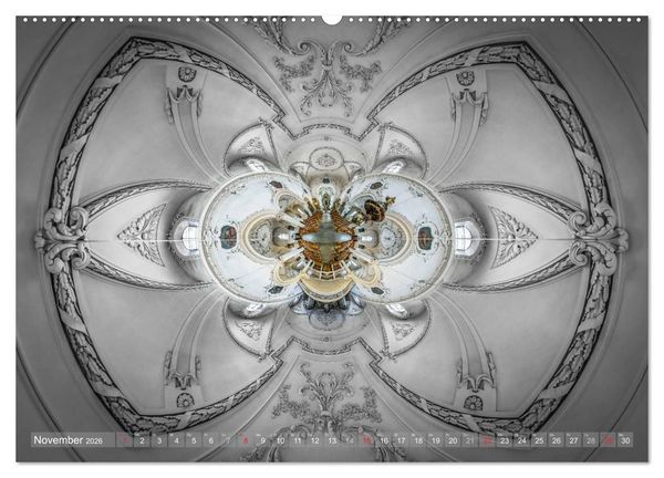 Produktbild: G&ouml;ttliche Projektionen - Kirchenpanoramen (Wandkalender 2026 DIN A2 quer), CALVENDO Monatskalender