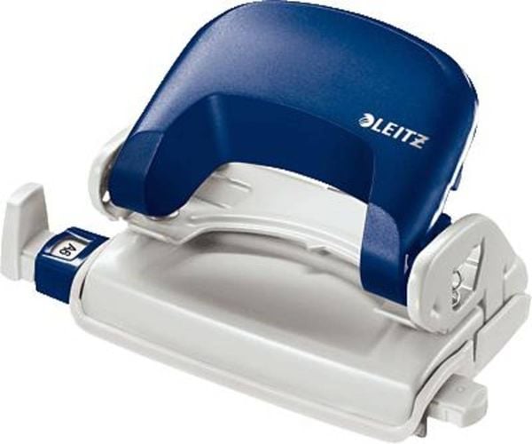 Leitz 50580035 Bürolocher New NeXXt Blau max. Einstellformat: DIN A4 10 Bl. (80 g/m²)