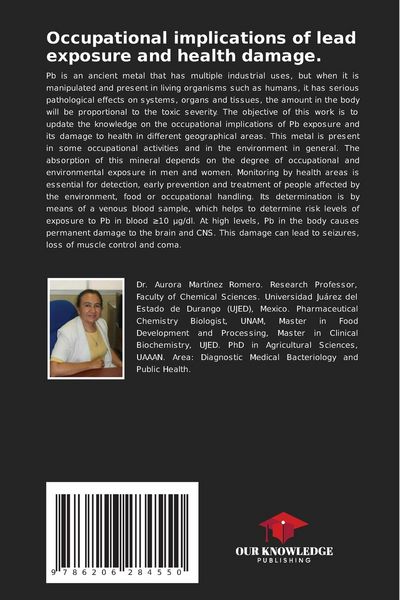 Produktbild: Occupational implications of lead exposure and health damage.