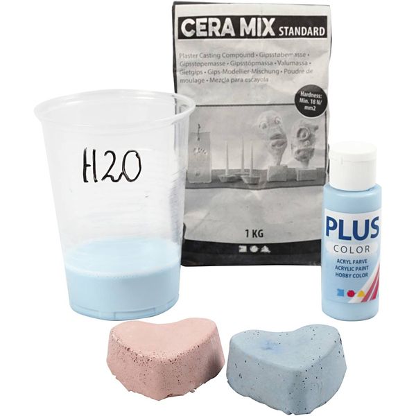 Produktbild: Creativ Company Silikonform, Herzen, H 3,5 cm, L 35 cm, B 21 cm, Lochgr&ouml;&szlig;e 70x60 mm, 100 ml, 1 Stk