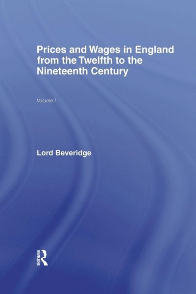 Produktbild: Prices and Wages in England
