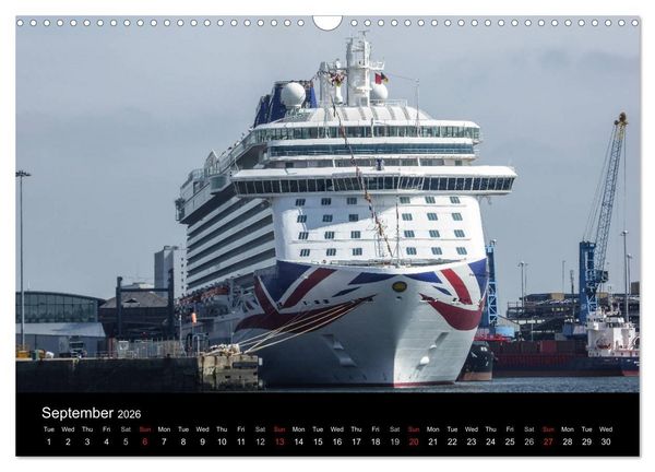 Produktbild: Cruise Southampton (Wall Calendar 2026 DIN A3 landscape), CALVENDO 12 Month Wall Calendar