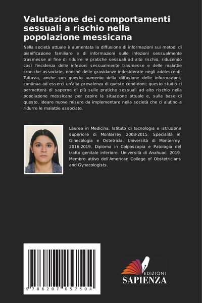 Produktbild: Valutazione dei comportamenti sessuali a rischio nella popolazione messicana