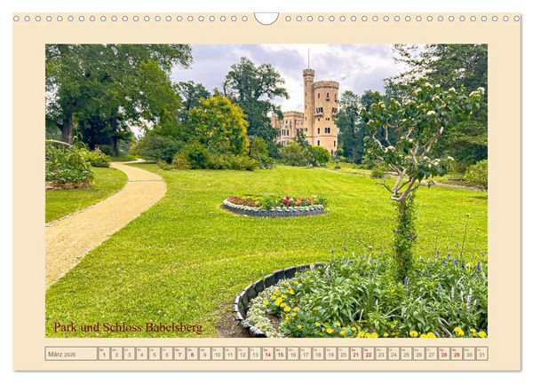 Produktbild: Potsdam - Schl&ouml;sser, Parks und der Alte Fritz (Wandkalender 2026 DIN A3 quer), CALVENDO Monatskalender